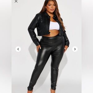 Ginasy leather leggings